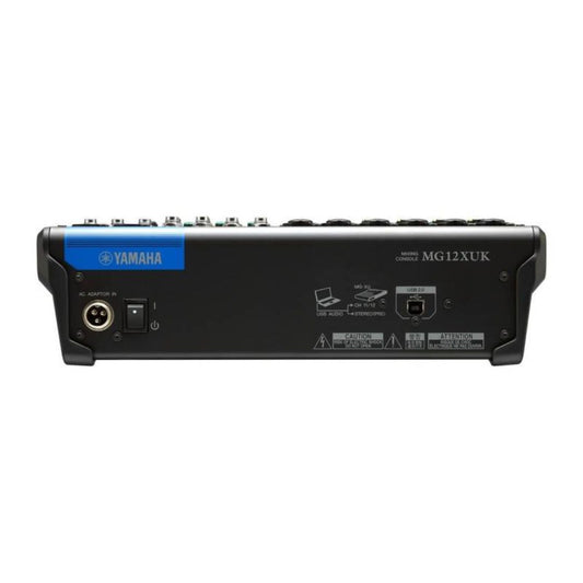 Yamaha MG12XUK | Consola de Audio de 12 Canales con Interfaz USB y Efectos SPX Integrados
