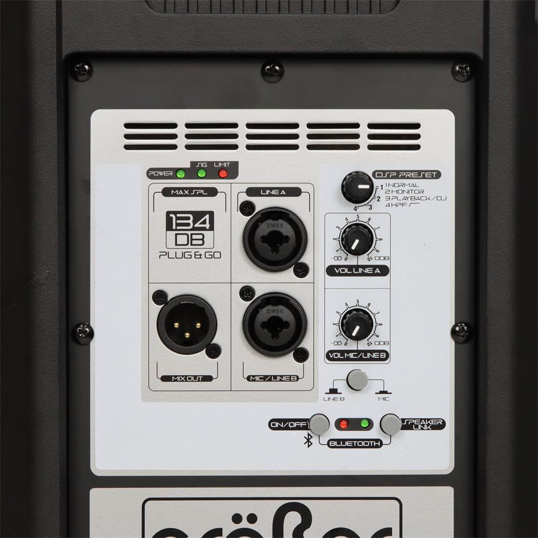 Grober Advanta-1000 | Caja Activa 15” 2000W DSP/Bluetooth