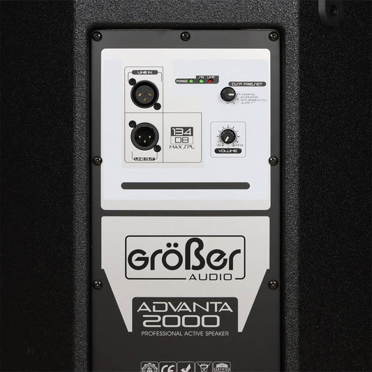 Grober Advanta-2000 | Caja Activa 15” 2500W con DSP y Filtros FIR