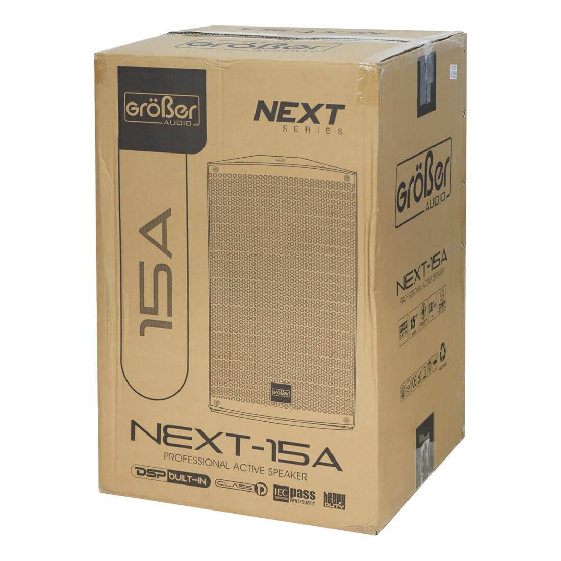 Grober Next-15A | Caja Activa 15” 1800W con DSP y Bluetooth TWS