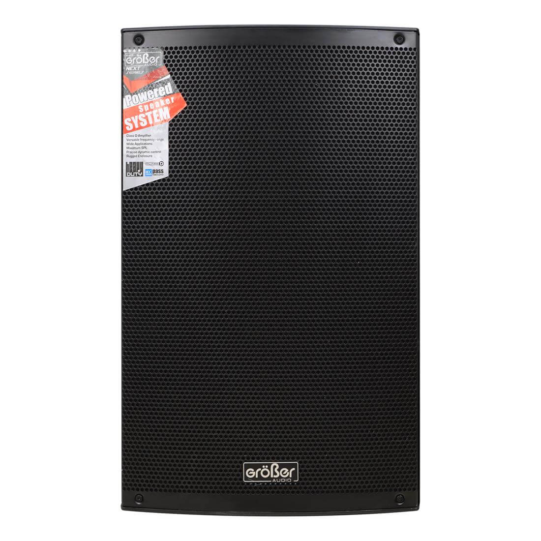 Grober Next-15A | Caja Activa 15” 1800W con DSP y Bluetooth TWS