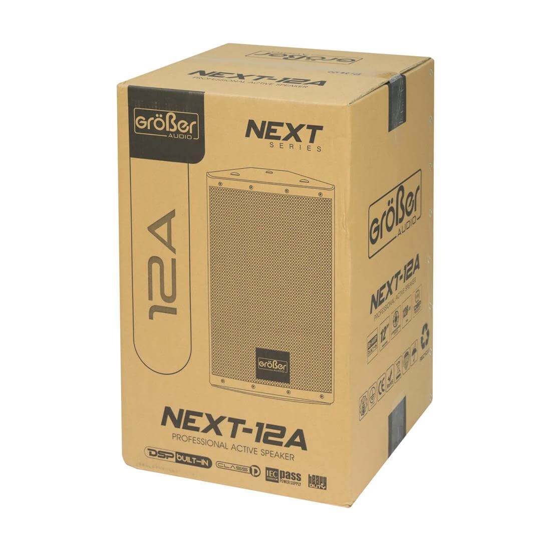 Grober Next-12A | Caja Activa 12” 1000W con DSP y Bluetooth
