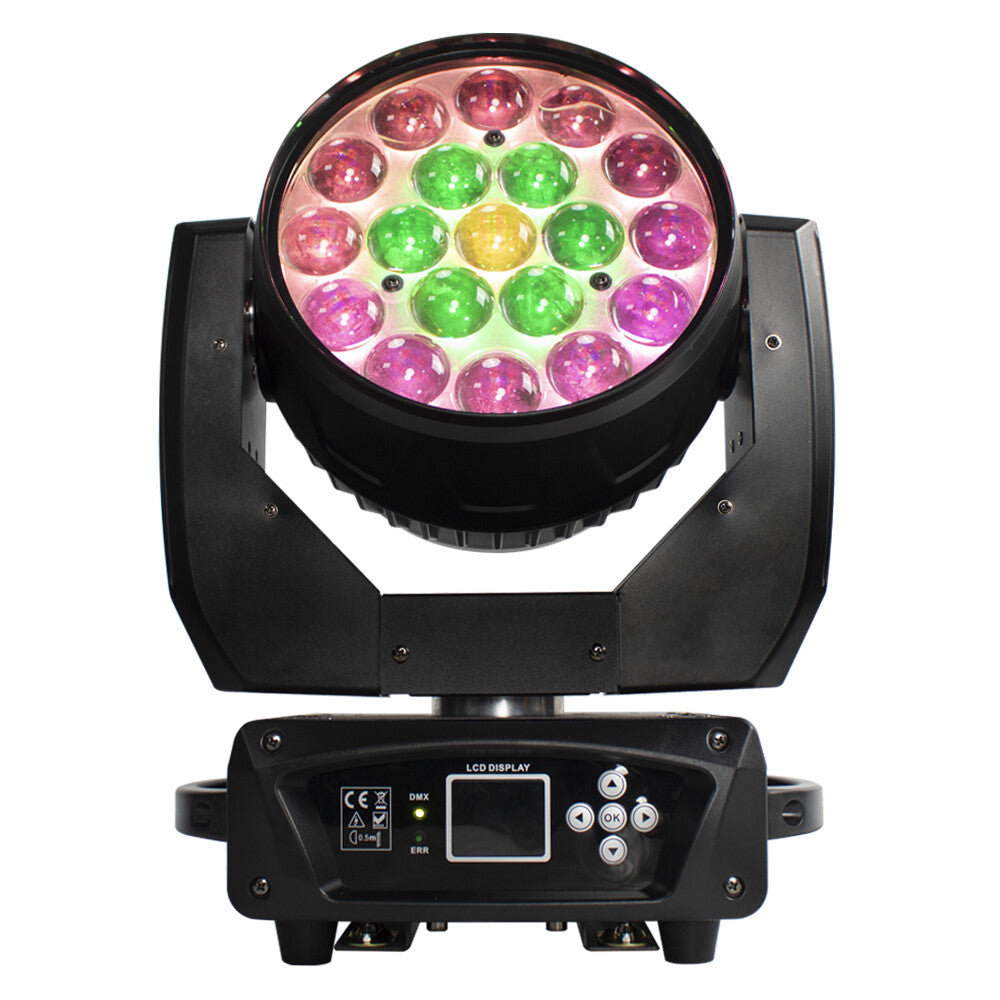 Set x4 MAC Aura 19x15W Zoom Wash – POWER PRO