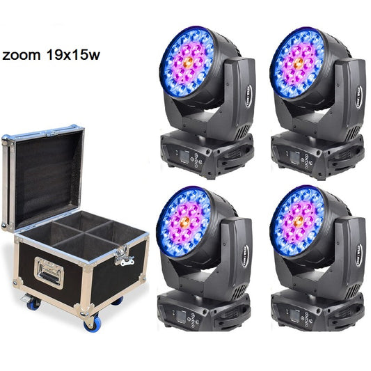 Set x4 MAC Aura 19x15W Zoom Wash – POWER PRO