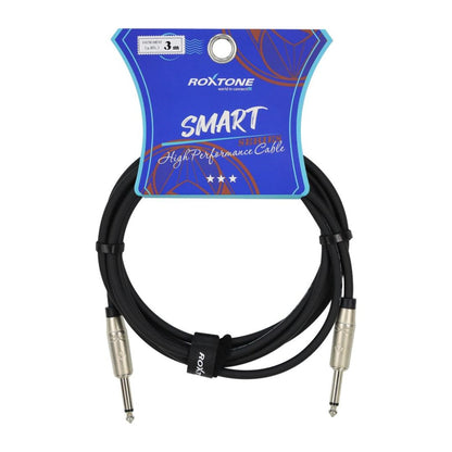 ROXTONE SGJJ100L0030 | CABLE P/INSTRUMENTO 1 PLUG 6.3MN X 1 PLUG 6.3MN 3MT
