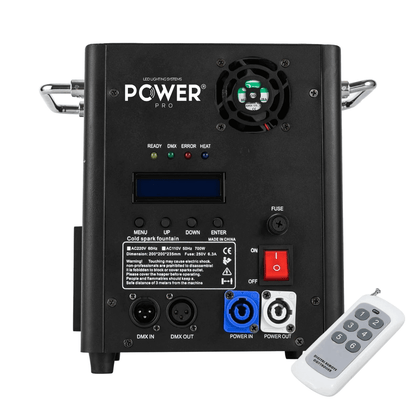 Power Pro SPARKULAR | Pirotecnia Fría de Titanio 600W