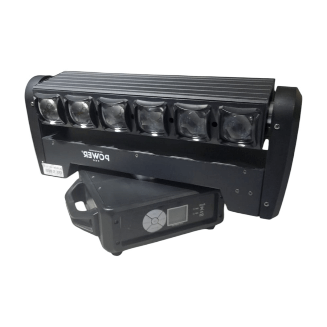 Luminaria 2 en 1 BEAM ATOMIC PIXEL LED - 6×40W RGBW con Control Profesional