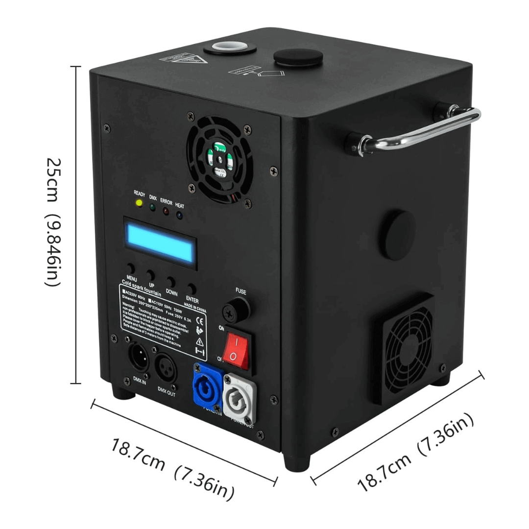 Power Pro SPARKULAR | Pirotecnia Fría de Titanio 600W