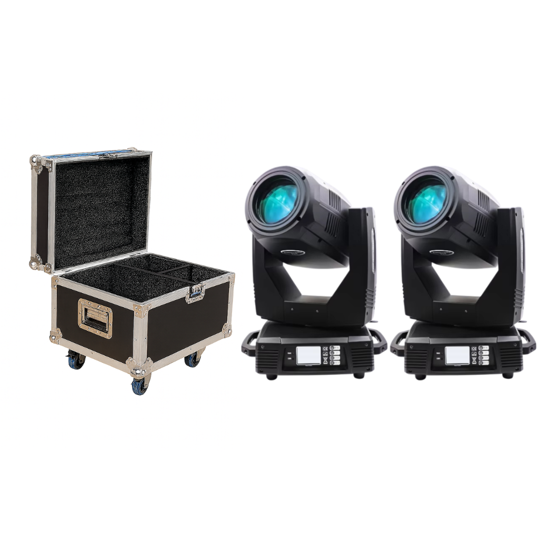 Set x2 3EN1 BEAM/SPOT/WASH 17R 350W – POWER PRO