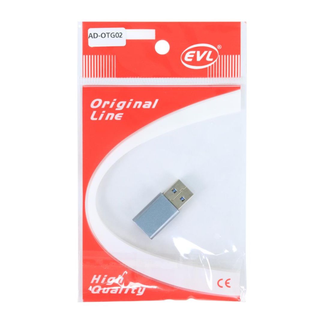 EVL AD-OTG02 | Adaptador OTG USB Tipo-C a USB Tipo-A (USB 3.0)