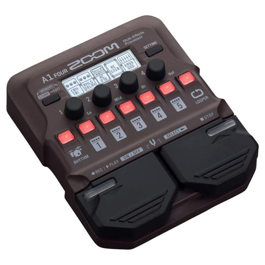 ZOOM A1 FOUR | Procesador Multiefectos para Instrumentos Acústicos y de Viento