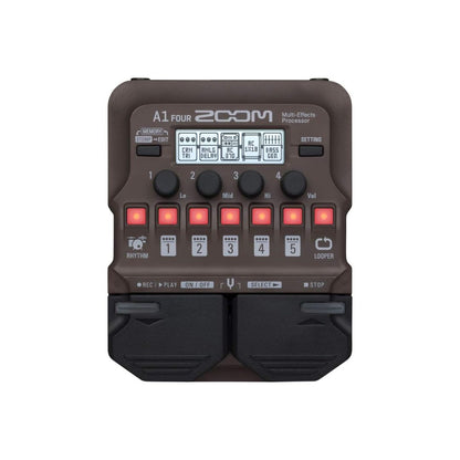 ZOOM A1 FOUR | Procesador Multiefectos para Instrumentos Acústicos y de Viento