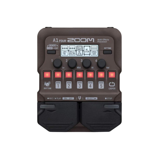 ZOOM A1 FOUR | Procesador Multiefectos para Instrumentos Acústicos y de Viento
