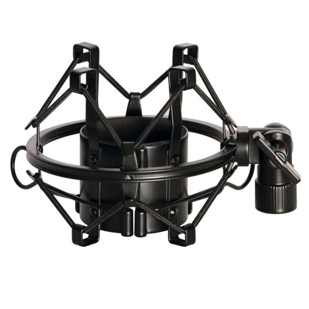 POWER PRO ACCE169 | Araña Antivibración para Micrófono Condensador Negro