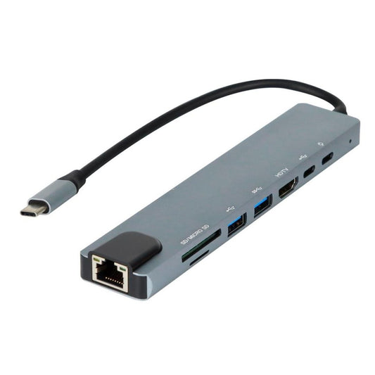 EVL AD-HUBC4 | CONCENTRADOR HUB TIPO C 8 EN 1