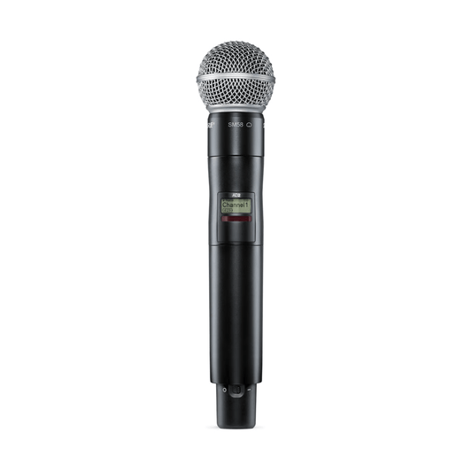 Shure AD2/SM58 | Transmisor de Mano Inalámbrico Axient® Digital con Cápsula SM58