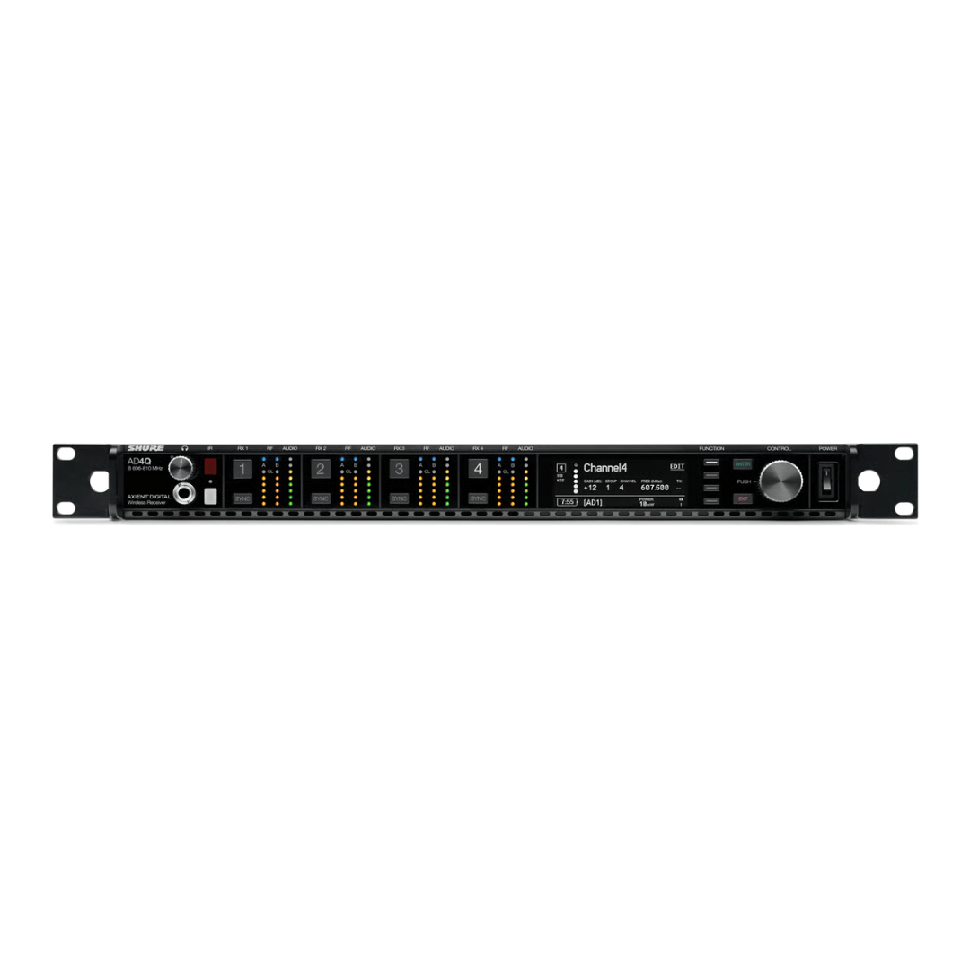 Shure AD4QUS-A | Receptor de 4 Canales