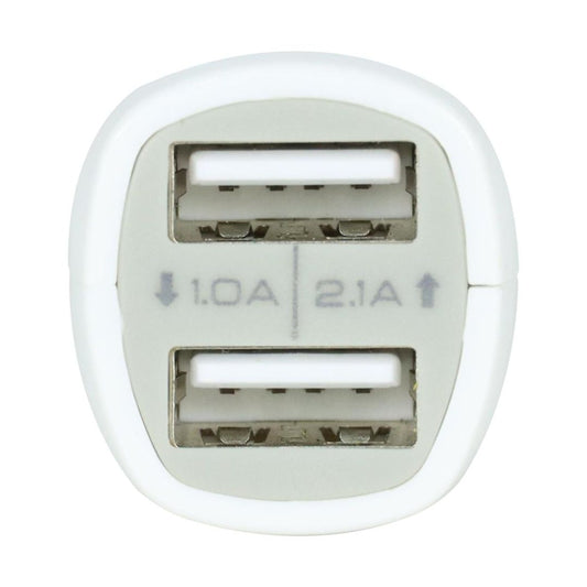 UNIVERSAL ADC-IPUC04 | Adaptador AC/DC Inteligente para Auto 5V – 2.1A (Doble USB)