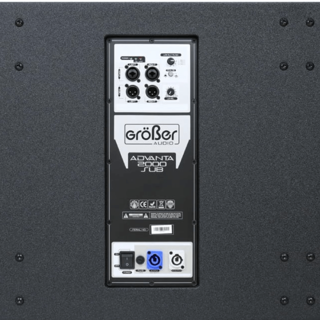 Grober ADVANTA2500 SUB | Subwoofer Activo 18’’ 2500W