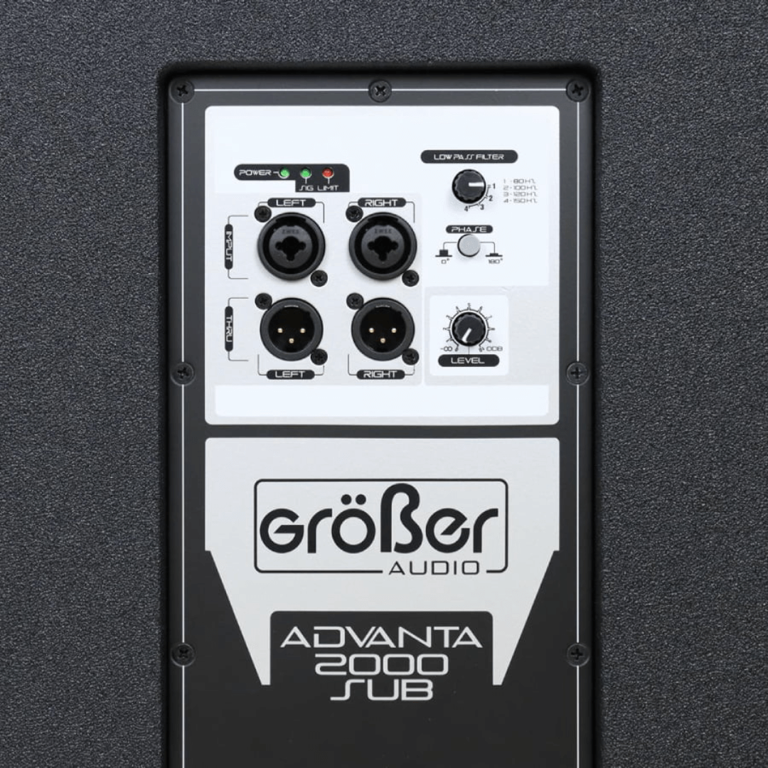 Grober ADVANTA2500 SUB | Subwoofer Activo 18’’ 2500W