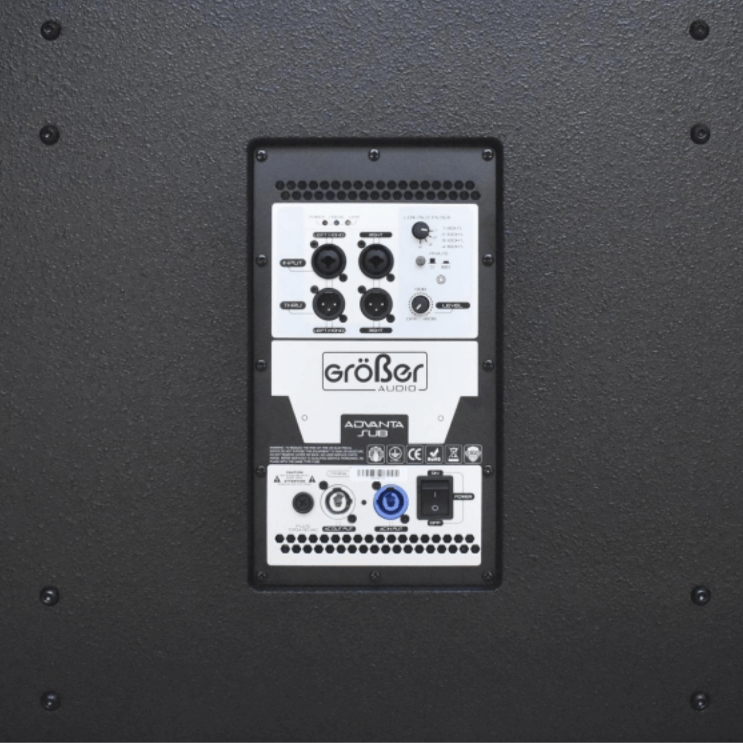 Grober ADVANTA2000 SUB | Subwoofer Activo 18’’ 2000W