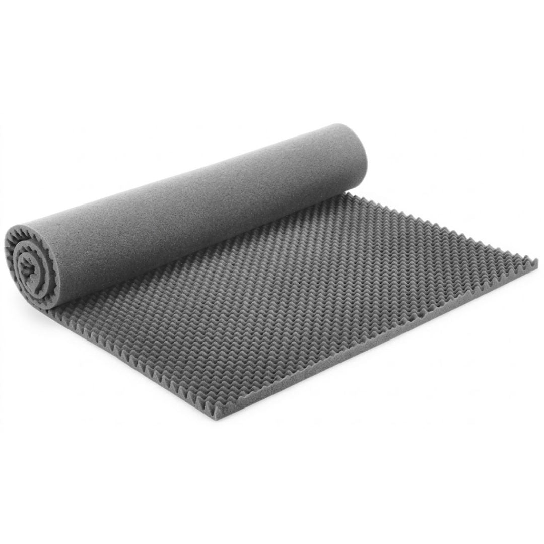 POWER PRO AF-E200 | Plancha Acústica 200x100x5 cm - Cóncavo Convexo Gris Alta Cobertura