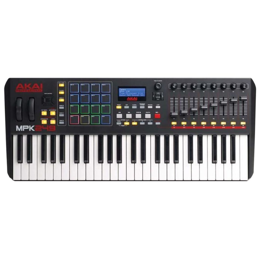 AKAI MPK249 | Controlador MIDI USB Profesional de 49 Teclas con Aftertouch