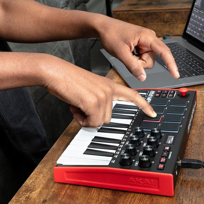 AKAI MPK Mini MK3 | Controlador MIDI USB de 25 Teclas con Pads MPC