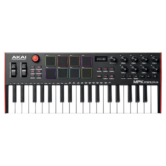 AKAI MPK Mini Plus | Controlador MIDI USB de 37 Teclas con Secuenciador y CV/Gate