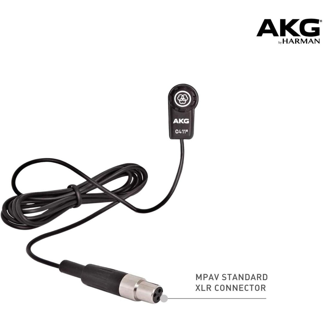 AKG C411 PP | Micrófono de Condensador Profesional para Instrumentos