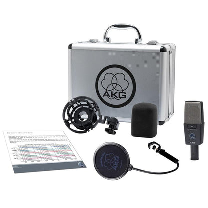 AKG C414 XLS | Micrófono de Condensador Profesional Multipatrón de Diafragma Grande