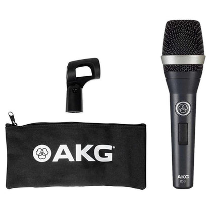 AKG D5S | Micrófono Dinámico Profesional Supercardioide con Interruptor