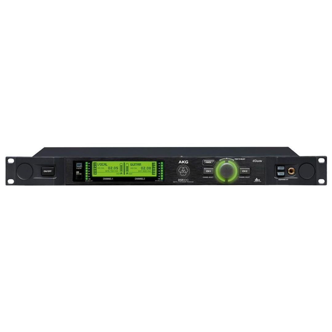 AKG DSR800 BD1 | Receptor Inalámbrico Digital Profesional de Doble Canal