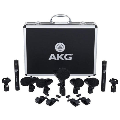 AKG Drum Set Session I | Kit Profesional de 7 Micrófonos para Batería