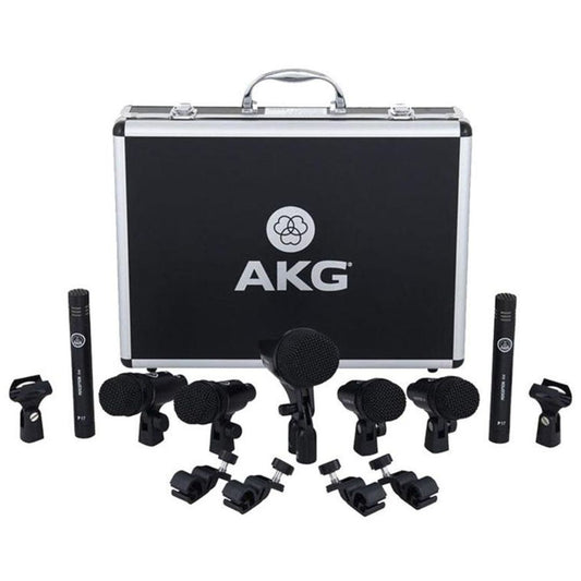 AKG Drum Set Session I | Kit Profesional de 7 Micrófonos para Batería
