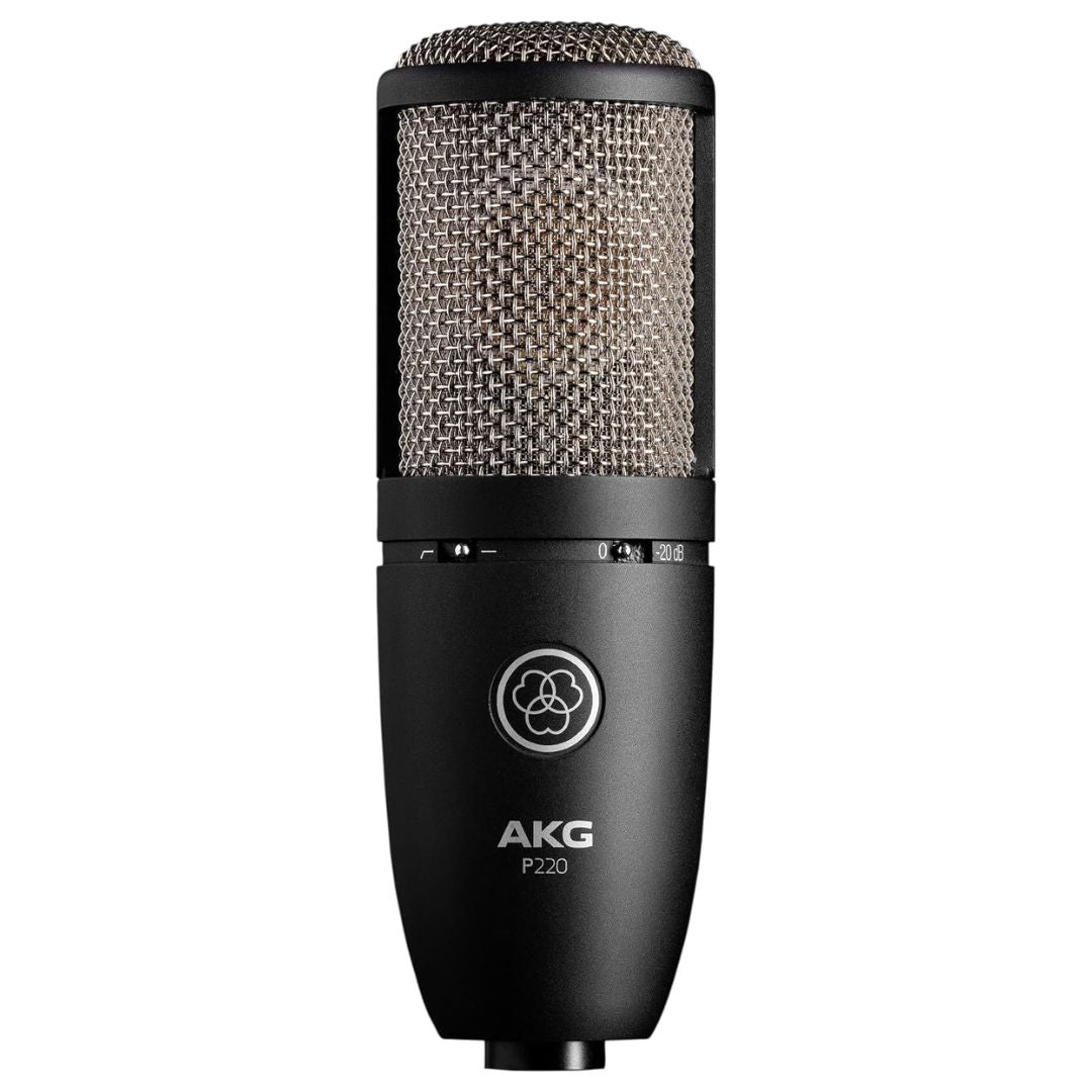 AKG P220 | Micrófono de Condensador de Diafragma Grande Cardioide