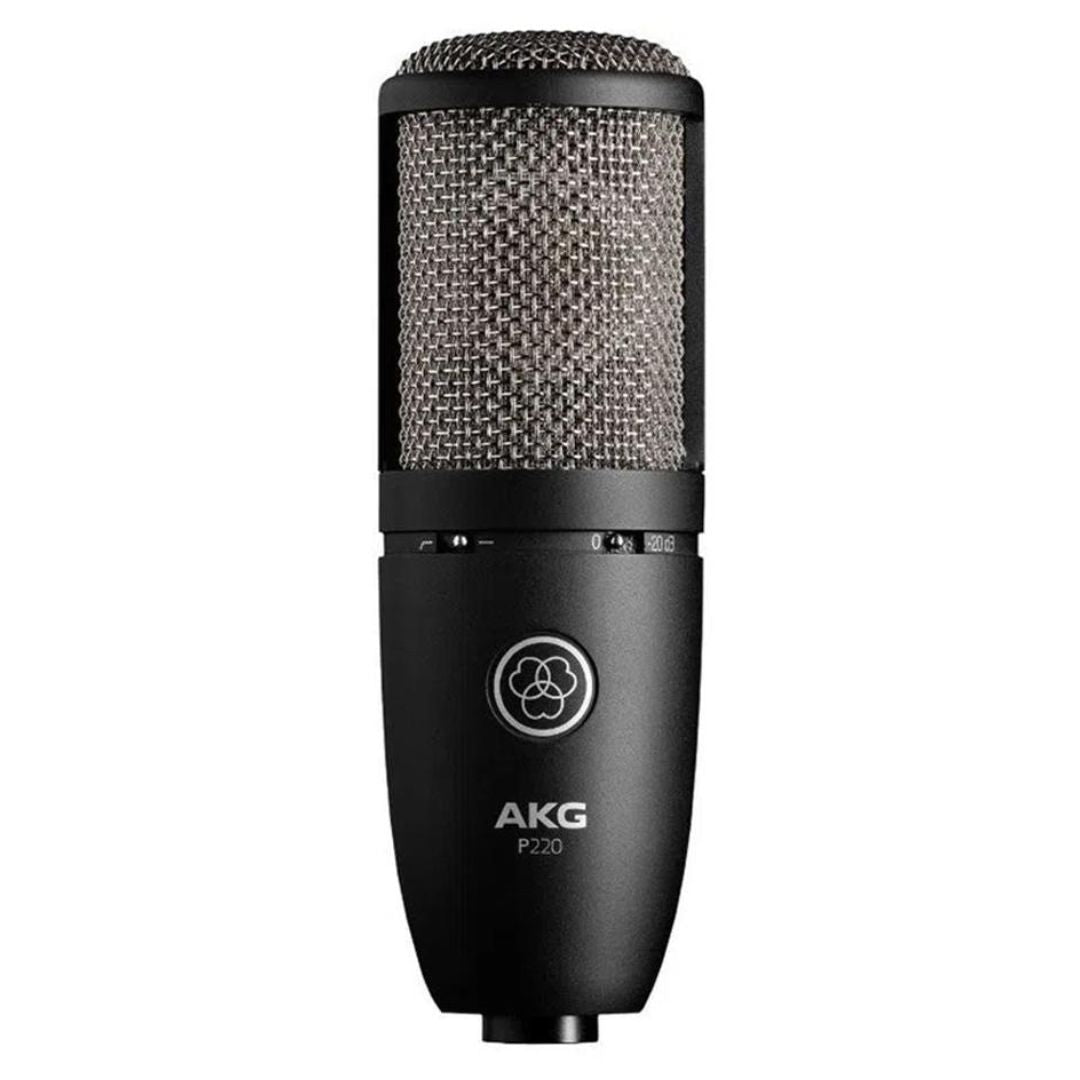 AKG Perception P220 | Micrófono de Condensador Profesional de Diafragma Grande