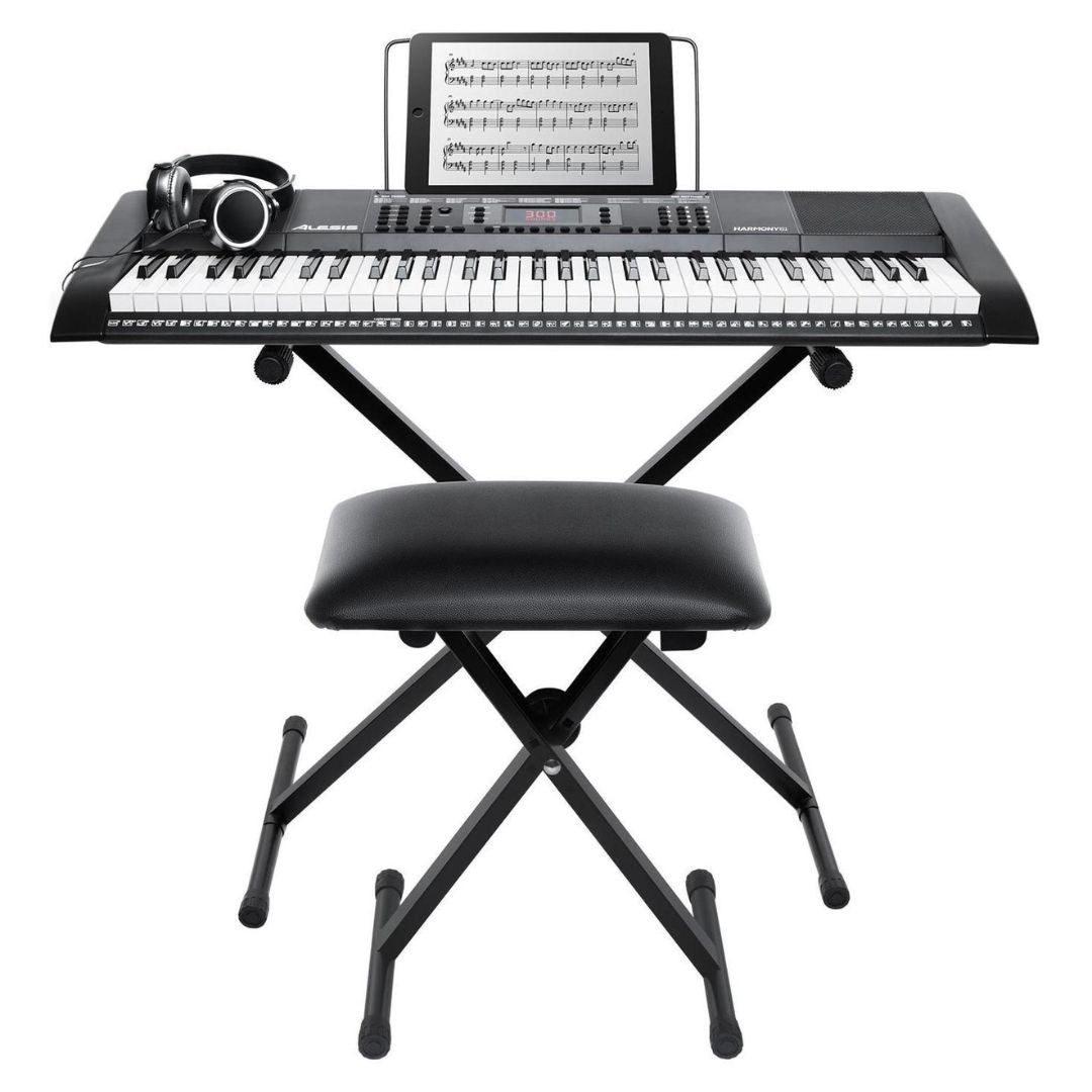 ALESIS Harmony 61 | Piano Digital de 61 Teclas con Kit Completo