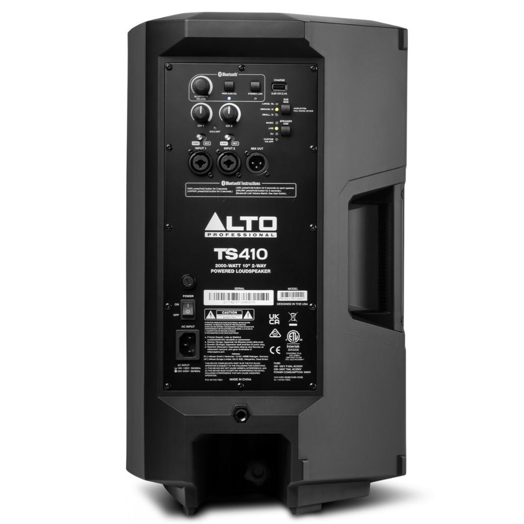 ALTO PROFESSIONAL TS410 | Caja Activa Profesional de 10” con Bluetooth y DSP Avanzado