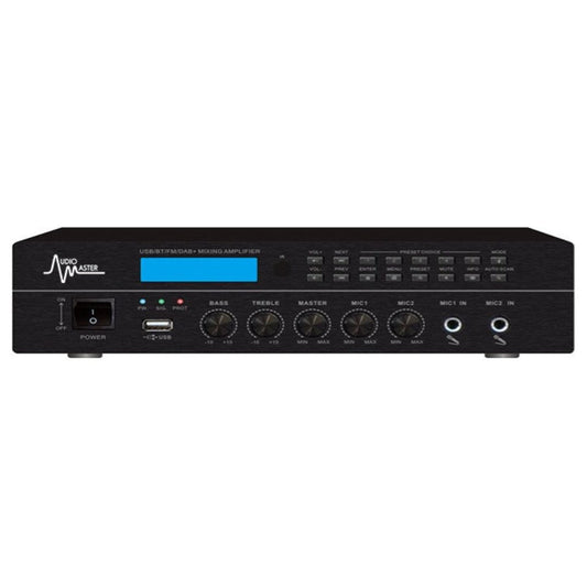Audio Master AM-1120MD | Mezclador Amplificador con USB y Bluetooth 120W