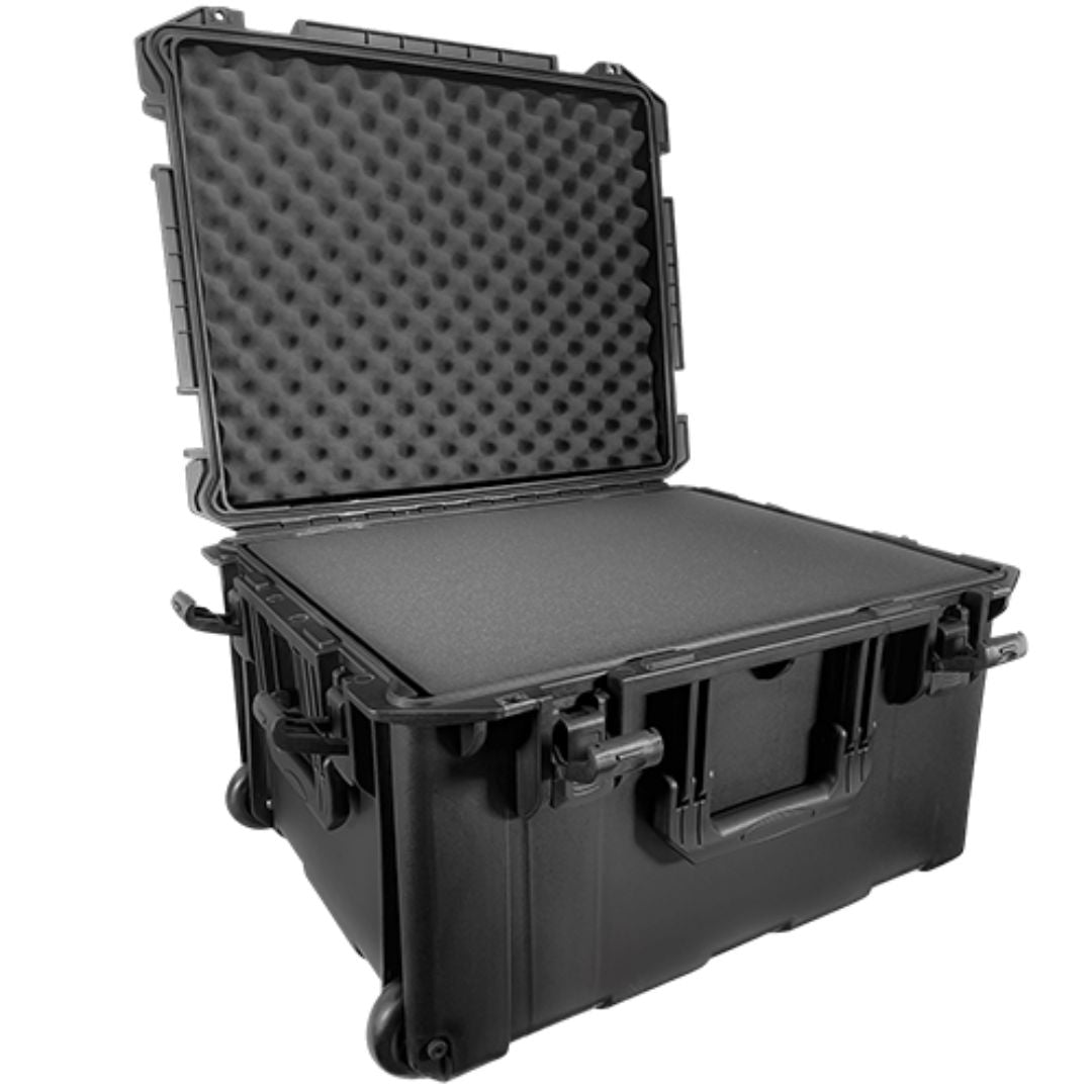 Audio Master AM-6006 | Maleta Plástica Tipo Pelican con Ruedas y Agarradera