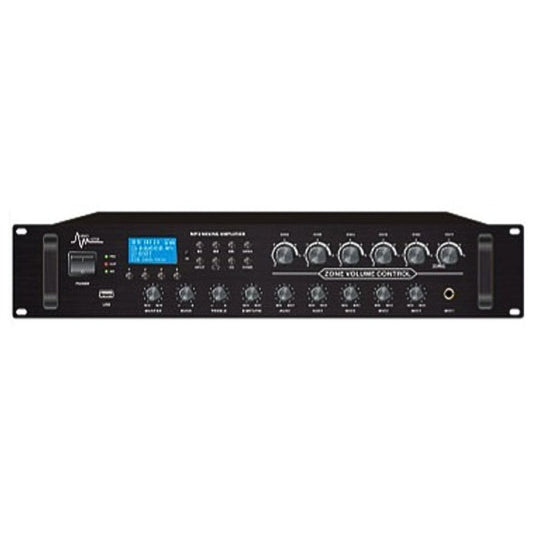 Audio Master AM-DA-120MT | Amplificador Mezclador Zonal Profesional 6 Zonas