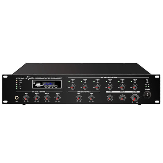 Audio Master AM-DA-60MT | Amplificador Mezclador Zonal Profesional 6 Zonas
