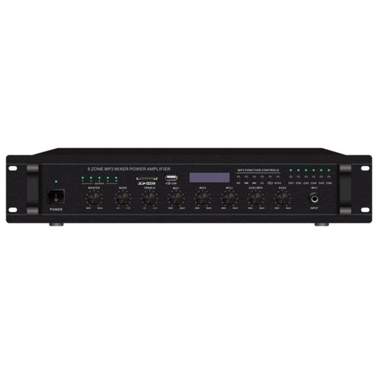 Audio Master AM-MA-60MZ | Amplificador Mezclador Zonal Profesional 6 Zonas