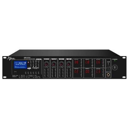 Audio Master AM-MA-6240 | Amplificador Mezclador Zonal con Sistema de Evacuación por Voz
