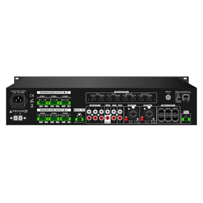 Audio Master AM-MA-6240 | Amplificador Mezclador Zonal con Sistema de Evacuación por Voz