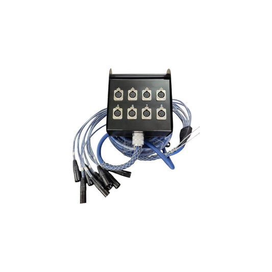 Audio Master AM-SBC8XTB10M MEDUSA-8X10M | Stagebox Profesional 8 Canales con Cable 10 m – AudioMaster