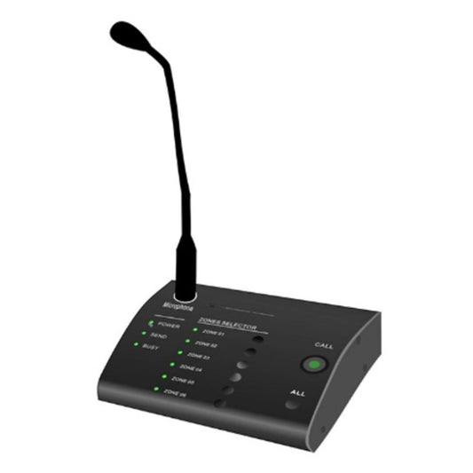 Audio Master AM-X-6A | Micrófono Controlador de Zonas Remoto para Sistemas PA