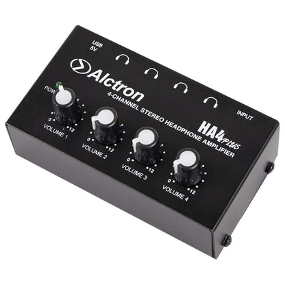 AMP7 Alctron HA4 PLUS | Mini Amplificador de Audífonos 4 Canales USB