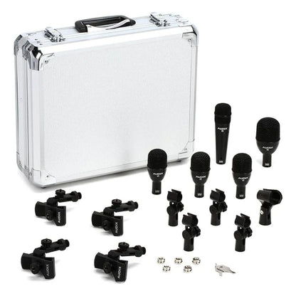 AUDIX FP5 | Kit Profesional de Micrófonos para Batería (5 Piezas) con Estuche de Aluminio